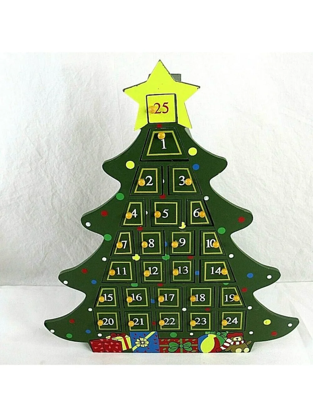 Christmas Advent Calendar Tree Shape 16